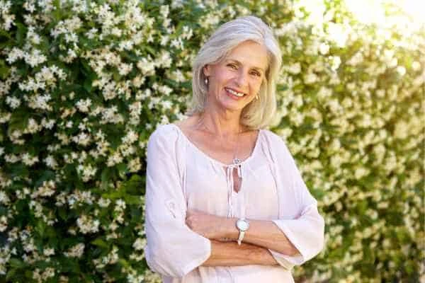 Older woman happy with urinary incontinence treatment The Potteries