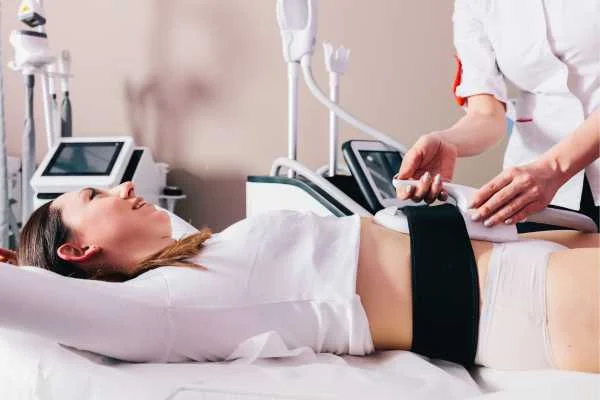woman having body sculpting to help improve her body image and her mental health The Potteries